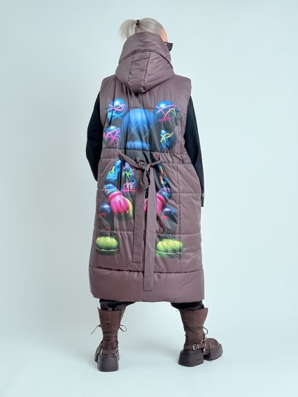 Prešívaná vesta Cappuccino MISCH