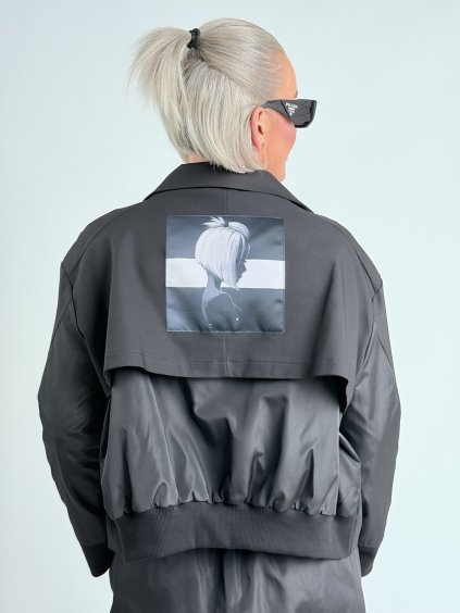 Čierna bunda TROUBLE