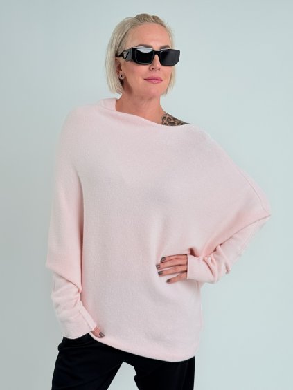 Detský ružový sveter BOLT