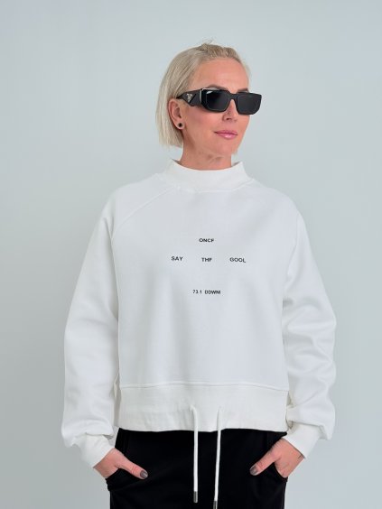 Krémová mikina ARIEL