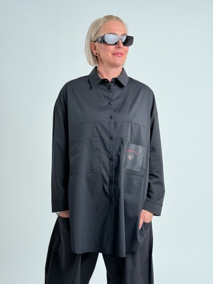 Čierna košeľa CHERRY