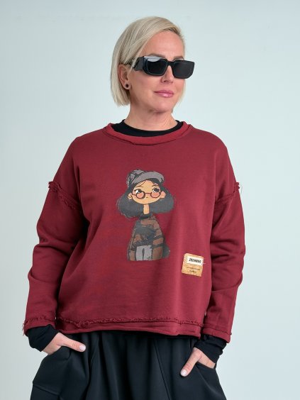 Vínová mikina XINU