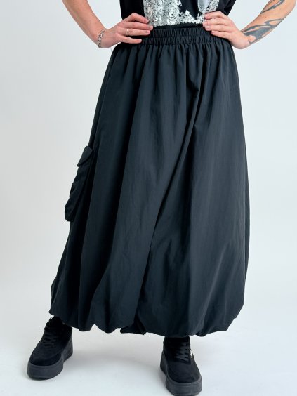 Čierna sukňa RUBBE