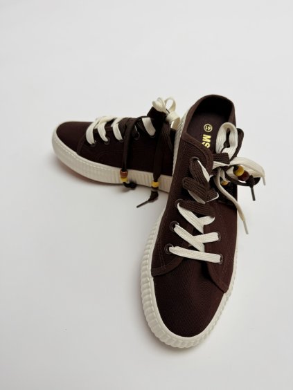 Hnedé slip-on tenisky MSMG