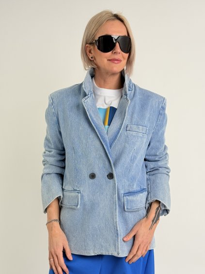 Svetlomodrá bunda SCANDAL