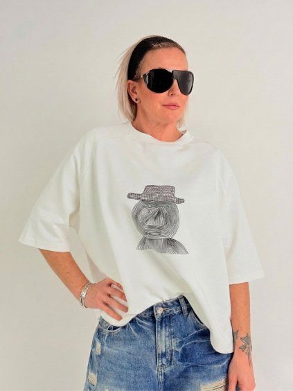 Krémová košeľa HAT