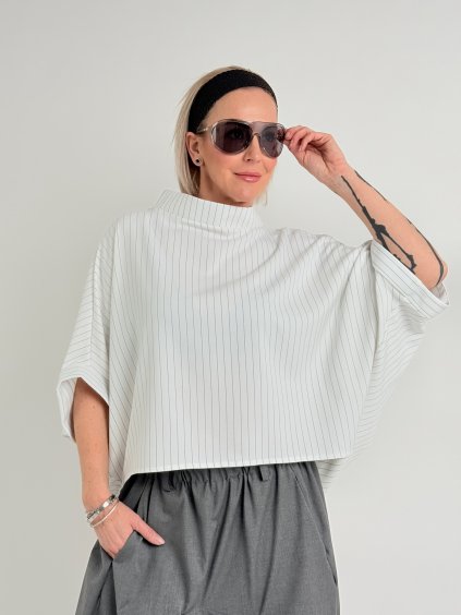 Biela tunika STRIPED