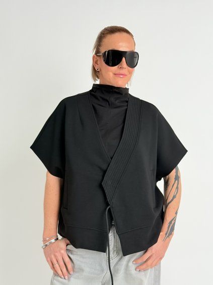 Čierna mikina LOW 8027