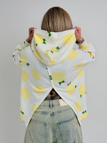 Krémová mikina LEMON