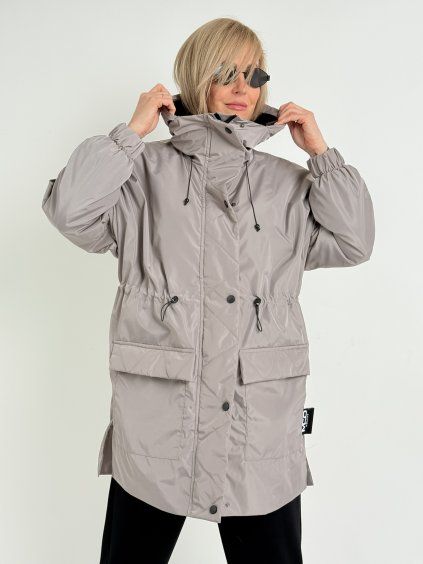 Šedá bunda WILDFIRE