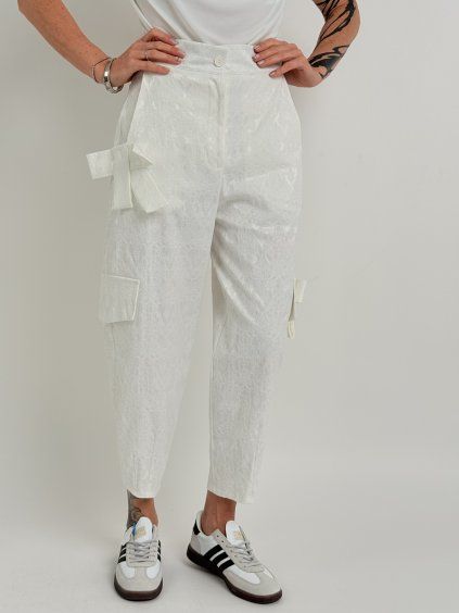 MAJOR krémové nohavice