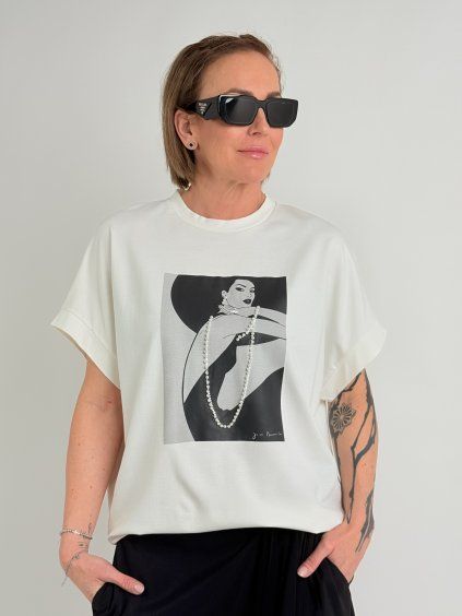 Krémová košeľa DALIDA