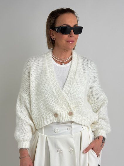 Krémový sveter SCOT