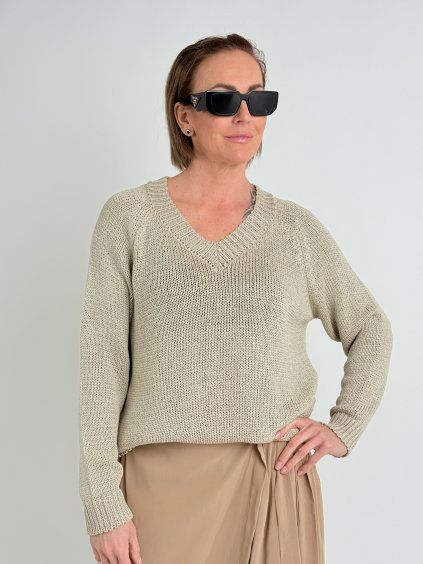 Cappuccino sveter TAYRA