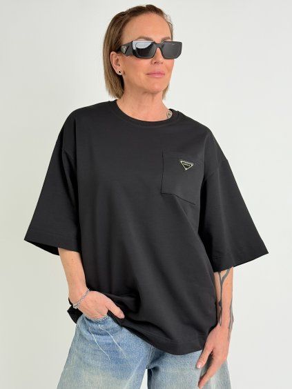 Čierne tričko NICE