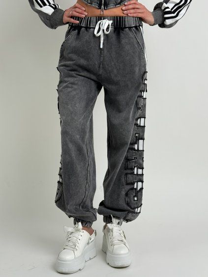 Šedé tepláky WILD