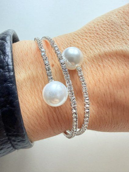 Náramok Sarah (Farba Strieborná)