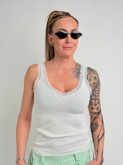 Krémové tielko ŽANETA