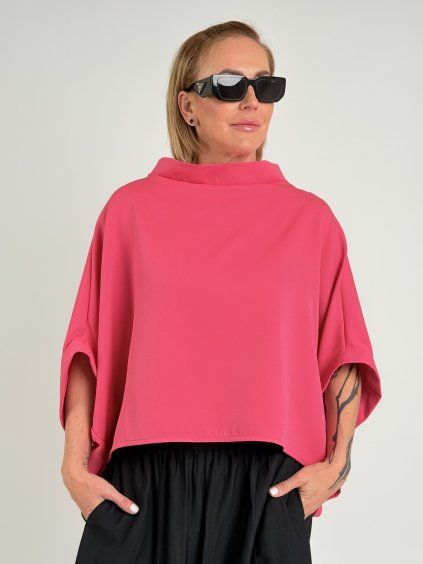 Malinová tunika KIMONO