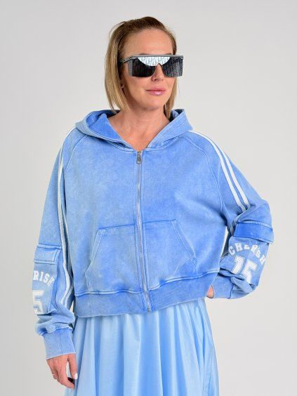 Modrá mikina NUKA