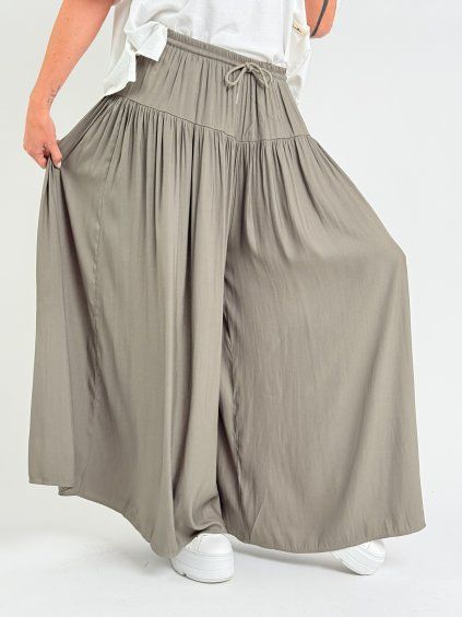 Khaki sukňa SUNNY