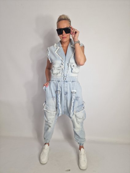 Džínsový overal Živica