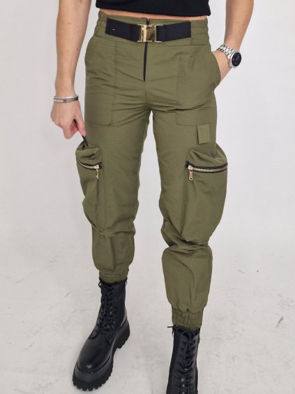 Khaki nohavice DIVA