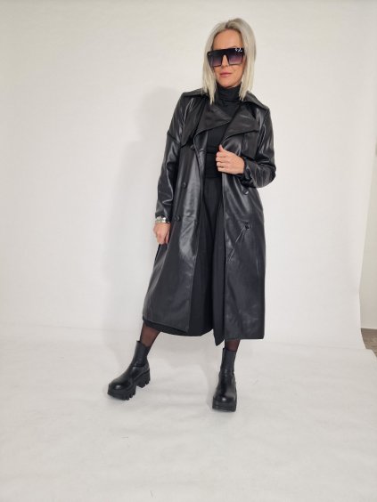 Inteligentný kožený kabát