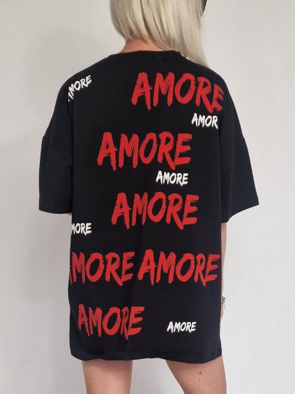 Čierne tričko AMORE