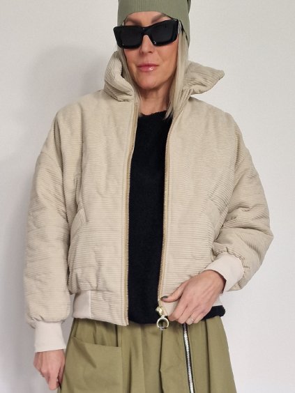 Béžová bunda DASHA