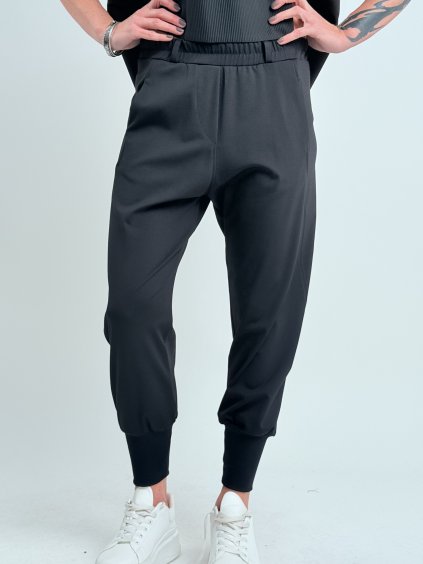 Čierne nohavice TRUE WISH (Farba Čierna, Veľkosť oblečenia S/M)