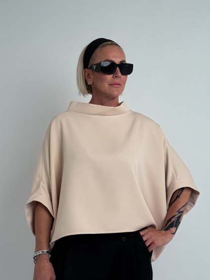 Béžová tunika Kimono