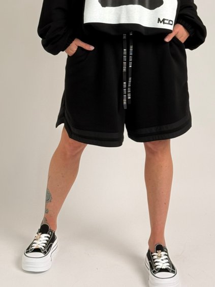 Čierne bermudy SEVENTEEN (Farba Čierna, Veľkosť oblečenia UNI S-XL)