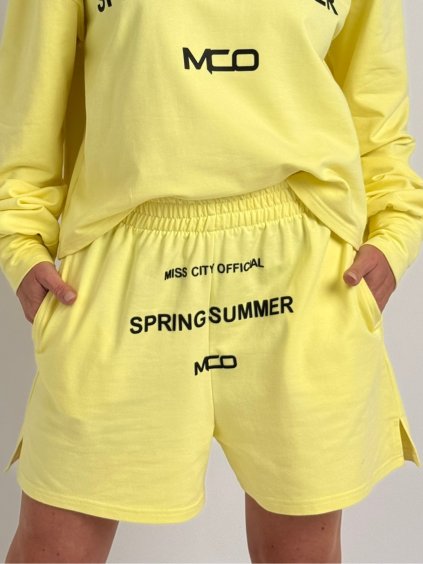 Žlté šortky SPRING (Farba Žltá, Veľkosť oblečenia UNI S-XL)
