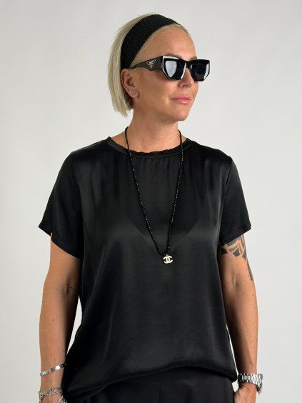 Čierne tričko Patrizia