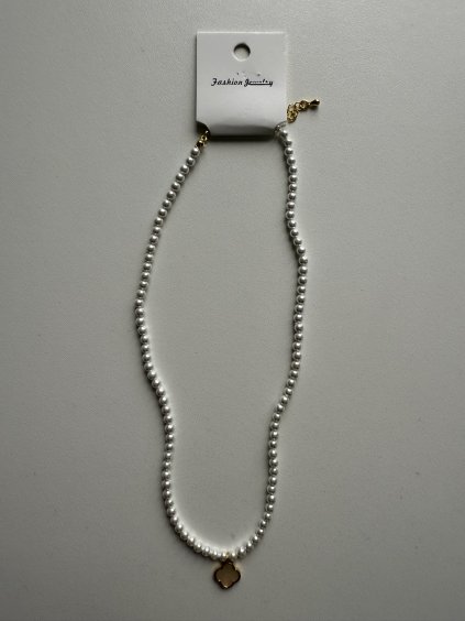 Perlový náhrdelník NACRE (Farba Biela)