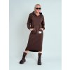 Hnedé šaty CASPER