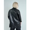 Čierna kožená bunda LALYA