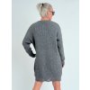 Antracitové svetrové šaty ROSS
