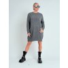 Antracitové svetrové šaty ROSS