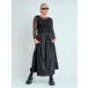 Čierna sukňa SMOOTH