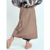 Hnedá sukňa SMOOTH