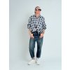 Modro-biela košeľa MOOM