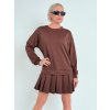 Hnedé šaty JOLENE