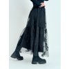 Čierna tylová sukňa AUTUM