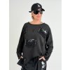 Čierna mikina KAOS