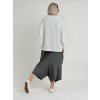 CAPRI sivá nohavicová sukňa
