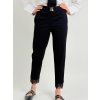 Čierne nohavice s čipkou STATION