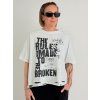 Biele tričko BROKEN