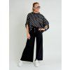 Čierno-biela tunika KIMONO